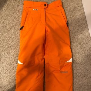 Youth spyder ski pants sz 6